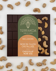 Tablette Inclusions Noir 65% Noix de Cajou Cristallisées