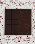 Tablette Inclusions Noir 65% Baie Rose de Madagascar