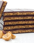 Tablette Fourrée Noir 75 % "Praliné à l'ancienne" Noisette