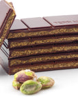 Tablette Fourrée  Lait  45 % "Praliné à l'ancienne" Pistache